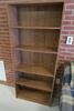 LOT, 2-3 DRAWER DRESSERS, 1-WARDROBE, 1-BOOK CASE, 1-STUDENT DESK WITH BRIDGE AND LIGHT, 2 BAR STOOLS, 1 FRIGIDAIR ELECTRIC RANGE WITH DIGITAL CONTROL - 6