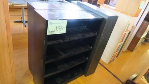 LOT, 3 STEEL BOOK SHELVES, LOURDES, UPPER FLOOR, RM GYM