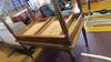 LOT, 2 WOODEN LIBRARY TABLES, LOURDES, UPPER FLOOR, RM GYM - 2