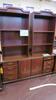 LOT, EXECUTIVE OFFICE SUITE, DESK WITH WING, ARMOIR, 2 BOOK SHELVES, 4 DRAWER CHEST, ROUND PEDASTAL TABLE, LOURDES, UPPER FLOOR, RM GYM - 3