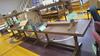 LOT, 6 WOODEN TABLES, LOURDES, UPPER FLOOR, RM GYM