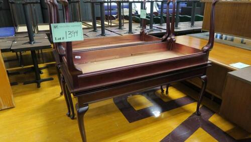 LOT, 4 TABLES IN CHERRY FINISH, LOURDES, UPPER FLOOR, RM GYM