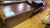 LOT, 2-WOODEN L SHAPED DESKS, 1-BOOK SHELF, LOURDES, UPPER FLOOR, RM GYM - 3