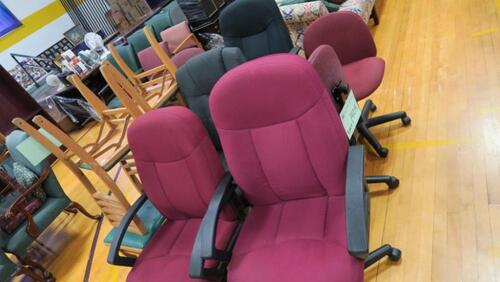 LOT, 11 MISC CHAIRS, AS SHOWN, LOURDES, UPPER FLOOR, RM GYM