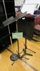 LOT, 1-MIC STAND, 3-MUSIC STANDS, LOURDES, UPPER FLOOR, RM GYM