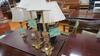 LOT, 6 MISC TABLE LAMPS, LOURDES, UPPER FLOOR, RM GYM