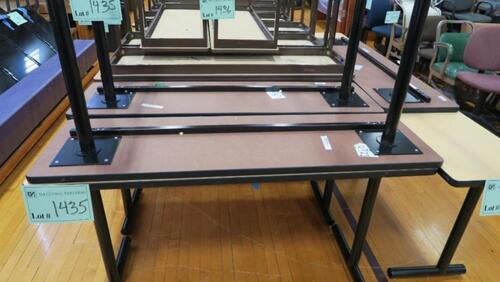 LOT, 6 STUDENT TABLES, LOURDES, UPPER FLOOR, RM GYM