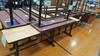 LOT, 6 STUDENT TABLES, LOURDES, UPPER FLOOR, RM GYM - 3