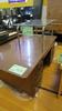 LOT, WOODEN DESK AND GLASS TOP TABLE, LOURDES, UPPER FLOOR, RM GYM - 3