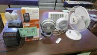 LOT, MISC FANS AND HEATERS, LOURDES, UPPER FLOOR, RM GYM