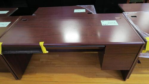 CHERRY L SHAPED DESK, LOURDES, UPPER FLOOR, RM GYM