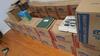 LOT, SEVERAL BOXES OF TEXT BOOKS, MULTIPLE SUBJECTS, FRONT ROW, LOURDES, UPPER FLOOR, RM GYM - 7