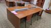 LOT, 4 PLACE STUDENT STUDY TABLES WITH LIGHTS AND 4 ROLLING CHAIRS, HUNDLEY, 2ND FLOOR, RM EAST