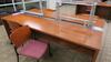 LOT, 4 PLACE STUDENT STUDY TABLES WITH LIGHTS AND 4 ROLLING CHAIRS, HUNDLEY, 2ND FLOOR, RM EAST - 2