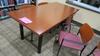 LOT, WORK TABLE WITH 4 ROLLING CHAIRS, HUNDLEY, 2ND FLOOR, RM WEST