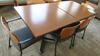 LOT, 2-SQUARE CAF TABLES, 6-ROLLING CHAIRS, HUNDLEY, 1ST FLOOR, RM MATTINGLY READING ROOM - 2