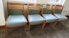 LOT, 4-PADDED CHAIRS, HUNDLEY, 1ST FLOOR, RM MATTINGLY READING ROOM - 2
