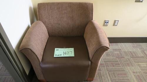LOT, 1-SQUARE CAF TABLE, 5 ARM CHAIRS (1 OF WHICH IS A CENTER ARMLESS SECTION), HUNDLEY, 1ST FLOOR, RM 130
