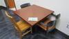 LOT, 1-SQUARE CAFÃ‰ TABLE, 3-CHAIRS, HUNDLEY, 1ST FLOOR, RM 113