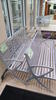 LOT, 2 STEEL OUTDOOR BENCHES, HUNDLEY, 1ST FLOOR, RM ENTRY WAY - 2