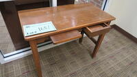 SMALL ANTIQUE DESK, HUNDLEY, 1ST FLOOR, RM WEST