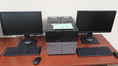 LOT, 2 DELL OPTIPLEX 7010 CORE I5 COMPUTER SYSTEMS WITH KB, MOUSE, LCD MONITOR , HUNDLEY, 1ST FLOOR, RM 120