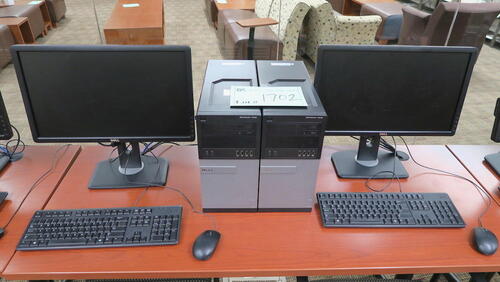 LOT, 2 DELL OPTIPLEX 7010 CORE I5 COMPUTER SYSTEMS WITH KB, MOUSE, LCD MONITOR , HUNDLEY, 1ST FLOOR, RM 120