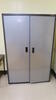 LOT, TWO DOOR GLADIATOR STEEL STORAGE CABINET PLUS CONTENTS, WRESTLING UNIFORMS, MISC WRESTLING CLOTHING, LOURDES, LOWER FLOOR, RM LO1