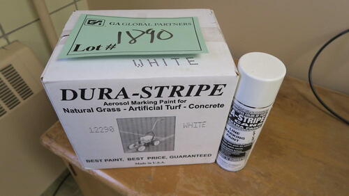 NEW UNOPENED BOX DURA-STRIPE AEROSOL MARKING PAINT, LOURDES, LOWER FLOOR, RM LO5