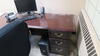 LOT, EXEC,UTIVE L SHAPED DESK, 1-DESK CHAIR, 2-PADDED WOODEN SIDE CHAIRS, DELL COMPUTER SYSTEM MONITOR KB MOUSE WITH SPEAKERS, LOURDES, LOWER FLOOR, RM LO5 - 2