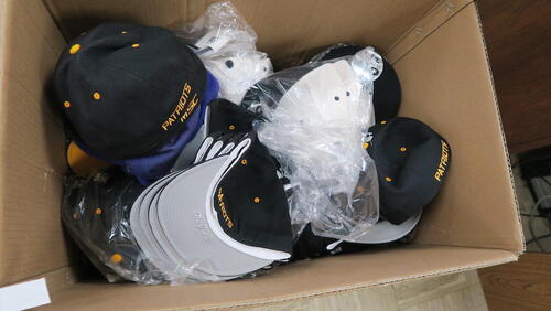 LOT, BOX OF NEW BASEBALL CAPS AS SHOWN, LOURDES, LOWER FLOOR, RM LO5