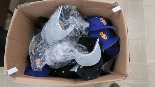 LOT, BOX OF NEW BASEBALL CAPS AS SHOWN, LOURDES, LOWER FLOOR, RM LO5