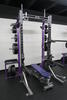 HAMMER STRENGTH BENCH PRESS MACHINE MODEL HDLSTOR-SA/HDLHRL, MAX TRAINING WEIGHT 855 LBS, 2014. , LOURDES HALL, LL FLOOR, RM WEIGHT ROOM