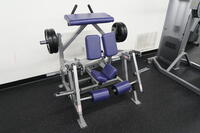 HAMMER STRENGTH ISO LATERAL KNEELING LEG CURL MACHINE, 2014. , LOURDES HALL, LL FLOOR, RM WEIGHT ROOM