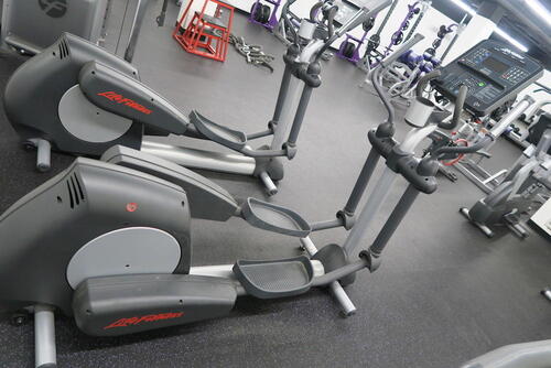 LIFE FITNESS ELIPTICAL MODEL# CLSX WITH IPOD DOCK, 2014. , LOURDES HALL, LL FLOOR, RM WEIGHT ROOM