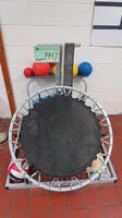 LOT, MINI TRAMP/BALL RETURN TRAINER PLUS MISC BALLS, LOURDES, LL FLOOR, RM TRAING ROOM