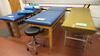 LOT, 3- EXAM TABLES, 2-ROLLING STOOLS, MISC PADS, DUMBELLS AS SHOWN, LOURDES, LL FLOOR, RM TRAING ROOM