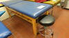 LOT, 3- EXAM TABLES, 2-ROLLING STOOLS, MISC PADS, DUMBELLS AS SHOWN, LOURDES, LL FLOOR, RM TRAING ROOM - 2