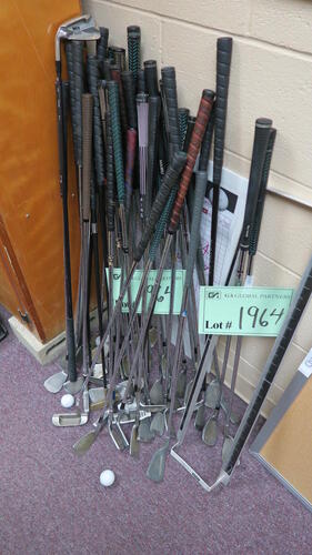 LOT, 40-GOLF CLUBS MISC AS SHOWN, LOURDES, LL FLOOR, RM L08