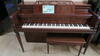 ACROSONIC CONSOLE PIANO WITH STOOL, LOURDES, ML FLOOR, RM MAIN HALL