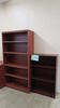 LOT, 7- WOODEN BOOK CASES & 1 SMALL WOODEN LATERAL CABINET, LOURDES, ML FLOOR, RM MAIN HALL - 2