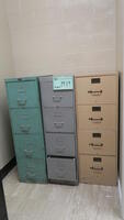 LOT, 7- FOUR DRAWER VERTICAL FILE CABINETS, LOURDES, ML FLOOR, RM MAIN HALL