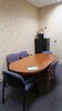 LOT, 1-SMALL CONFERENCE TABLE, 5 CHAIRS, 2-HON VERTICAL FILE CABINETS, RM 013, L SHAPED DESK, HON 2 DRAWER LATERAL FILE CABINET, DESK CHAIR, HON STEEL BOOKCASE, SIDE CHAIR, DELL COMPUTER SYSTEM WITH MONITOR KB MOUSE, RM 014, L SHAPED DESK, HON 2 DRAWER LA