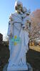 LARGE SAINT STATUE, LOURDES, GROUND FLOOR, RM OUTSIDE