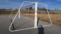 LOT, 2 SOCCER GOALS WITH NETS, TRACK, FLOOR, RM