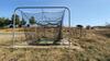 LOT, LARGE BATTING CAGE, PITCHER SAFETY NET, WOODEN NET FRAME, 2 TALL NETS AND FRAMES, SALT RIVER COMPLEX, FLOOR, RM LOWER DIAMOND - 13