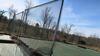 LOT, LARGE BATTING CAGE, PITCHER SAFETY NET, WOODEN NET FRAME, 2 TALL NETS AND FRAMES, SALT RIVER COMPLEX, FLOOR, RM LOWER DIAMOND - 14