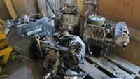 LOT, 4 TWIN CYLINDER UTILITY MOTORS, FOR PARTS ONLY, BARN, LOWER LEVEL FLOOR, RM