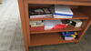 LOT, BOOK CASE, TABLE, CHAIRS, 7-BOXES MISC BOOKS, HUNDLEY, 1ST FLOOR, RM LIBRARY OFFICE HALLWAY - 3