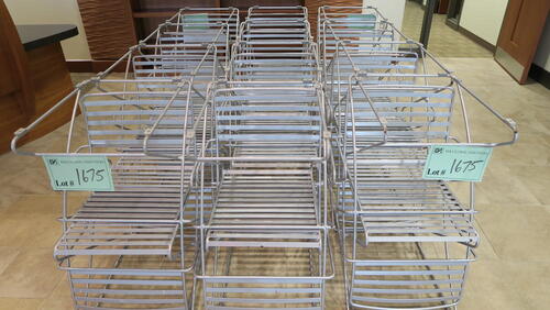 LOT, 24 STEEL OUTDOOR CHAIRS, HUNDLEY, 1ST FLOOR, RM ENTRY WAY